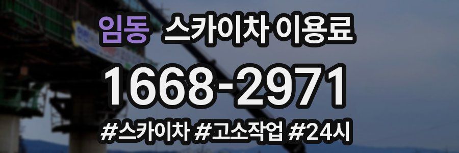 임동 스카이차 이용료