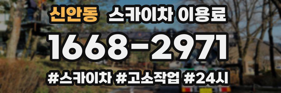 신안동 스카이차 이용료