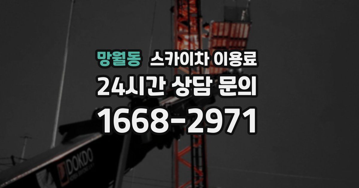 망월동 스카이차 이용료