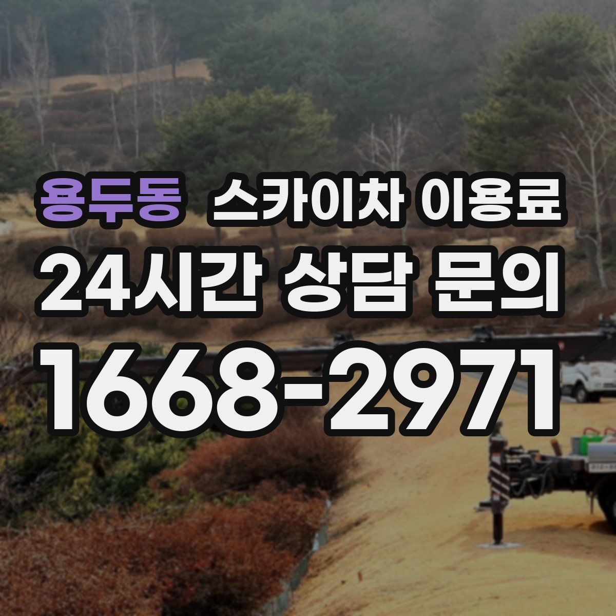 용두동 스카이차 이용료