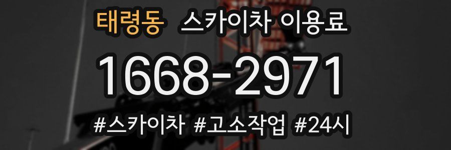 태령동 스카이차 이용료