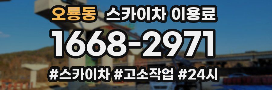 오룡동 스카이차 이용료