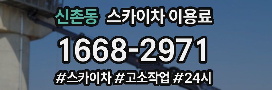신촌동 스카이차 이용료