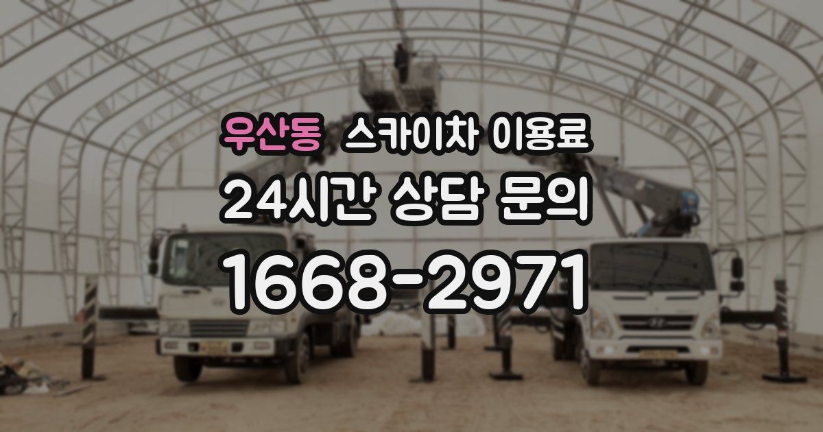 우산동 스카이차 이용료