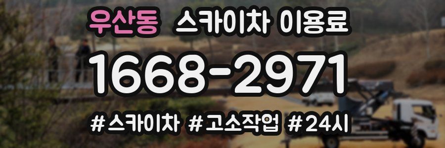 우산동 스카이차 이용료