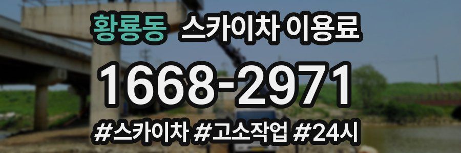 황룡동 스카이차 이용료