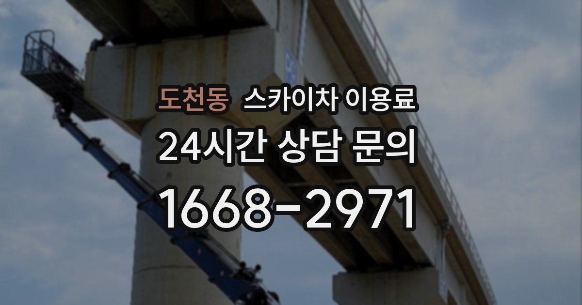 도천동 스카이차 이용료