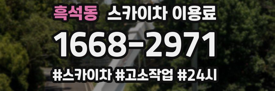 흑석동 스카이차 이용료