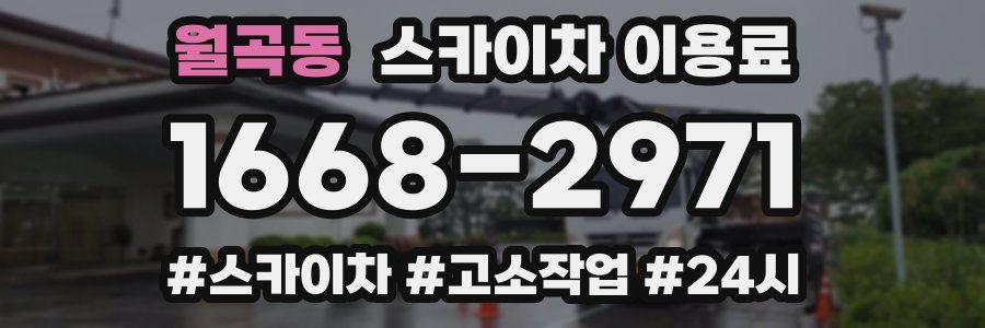 월곡동 스카이차 이용료