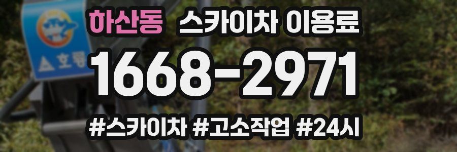 하산동 스카이차 이용료
