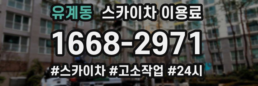 유계동 스카이차 이용료