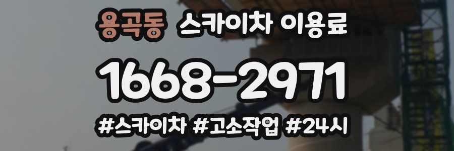 용곡동 스카이차 이용료