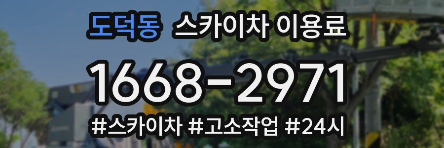 도덕동 스카이차 이용료