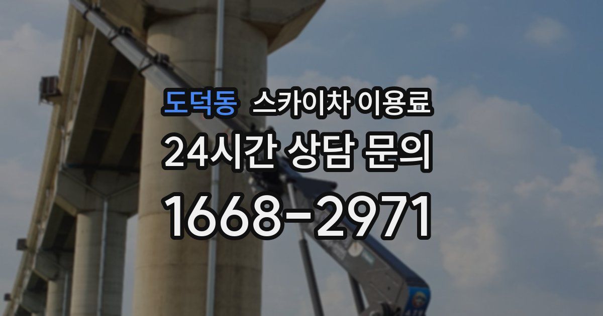 도덕동 스카이차 이용료