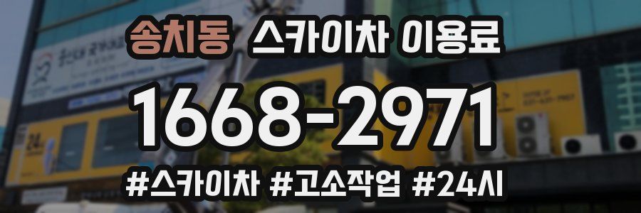 송치동 스카이차 이용료
