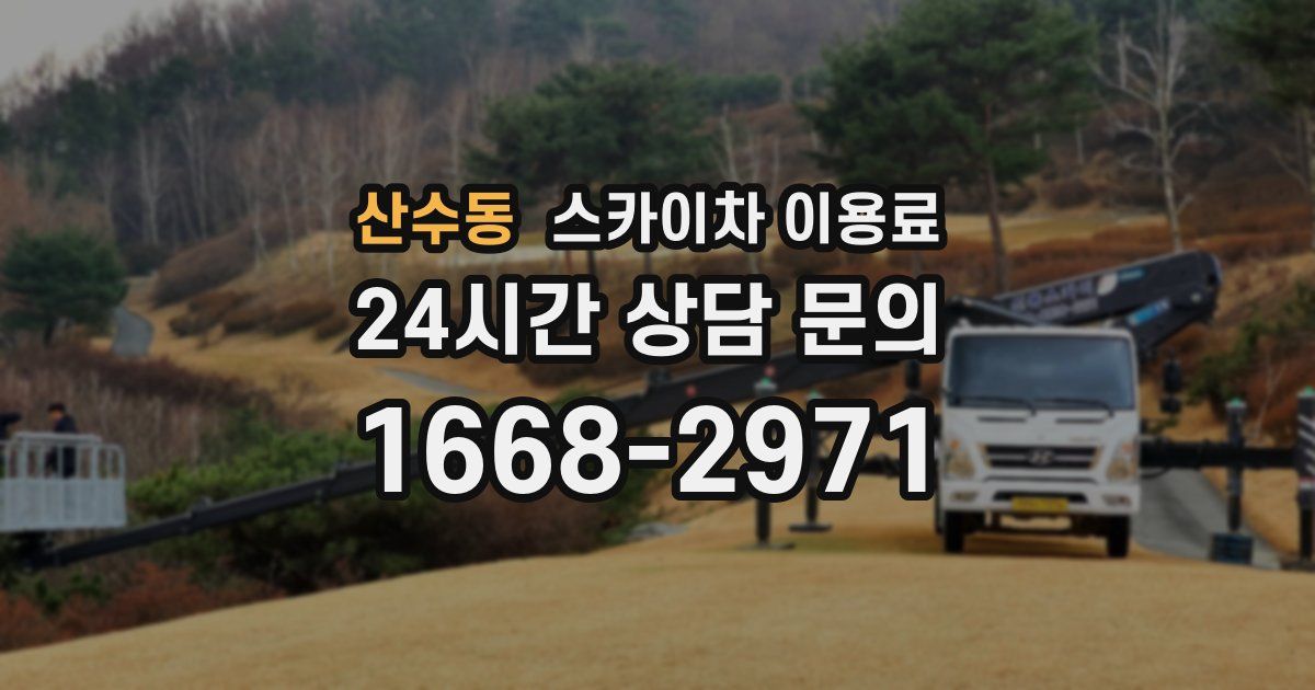 산수동 스카이차 이용료