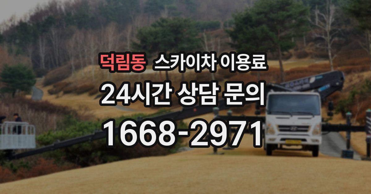 덕림동 스카이차 이용료