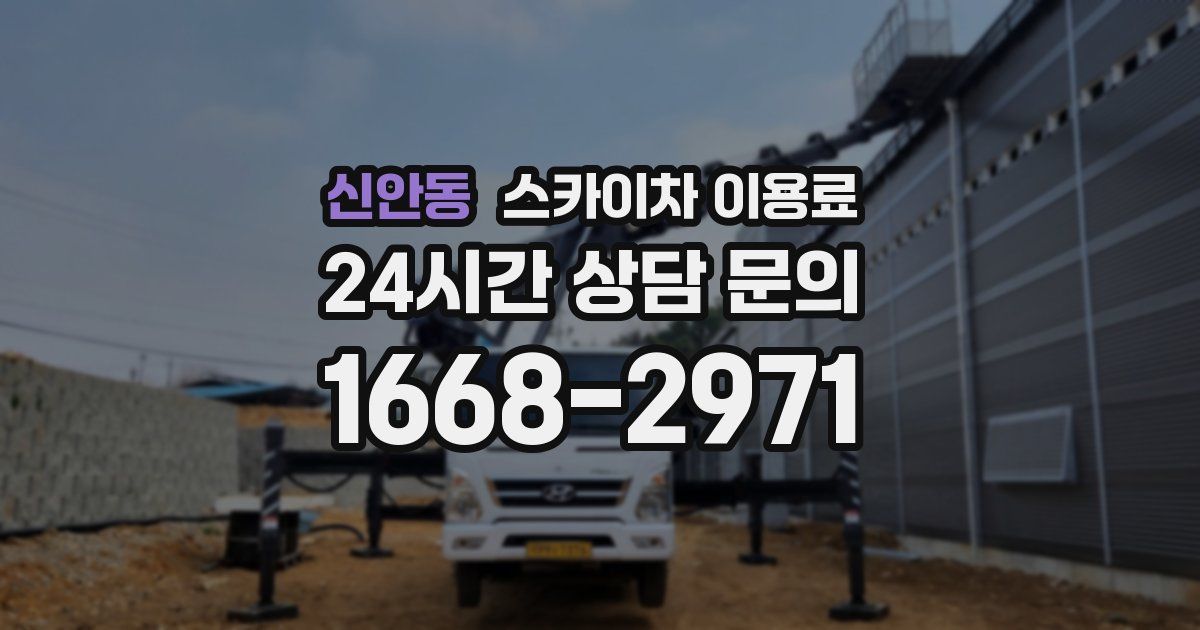 신안동 스카이차 이용료