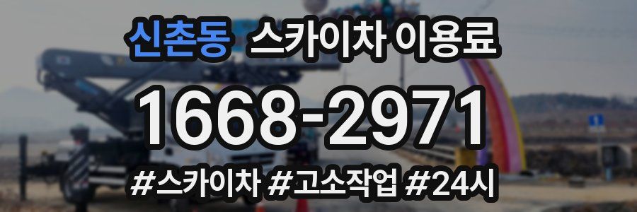 신촌동 스카이차 이용료