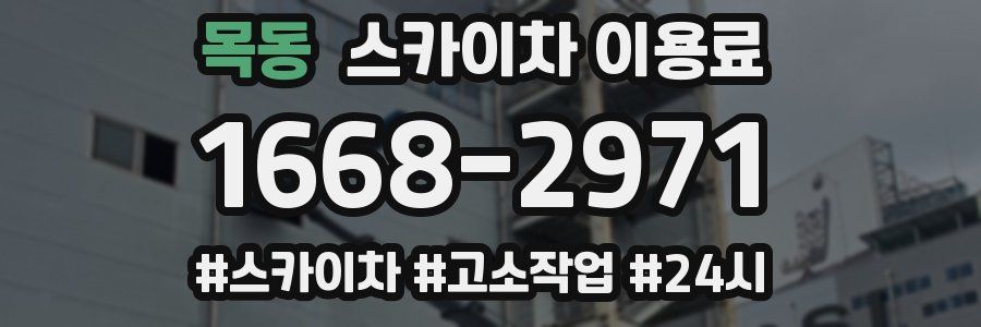 목동 스카이차 이용료