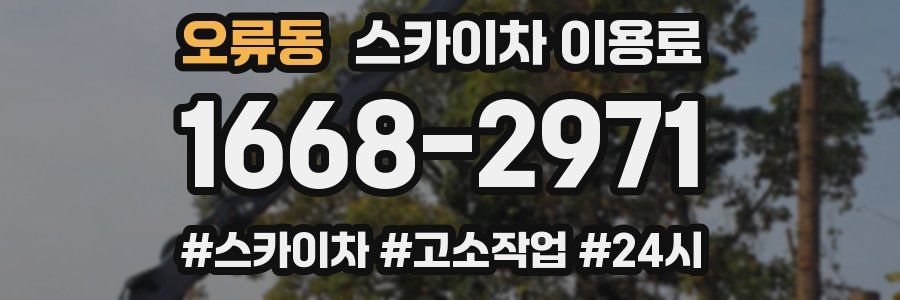 오류동 스카이차 이용료
