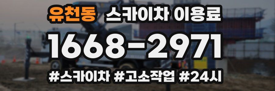 유천동 스카이차 이용료