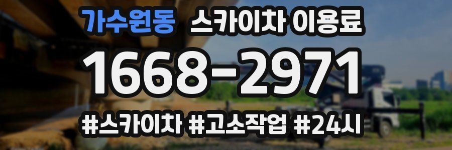 가수원동 스카이차 이용료