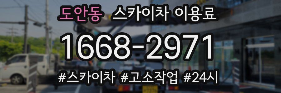 도안동 스카이차 이용료