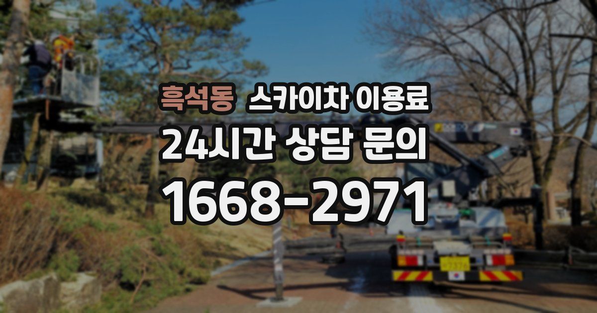 흑석동 스카이차 이용료