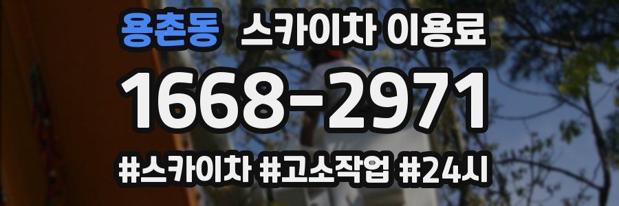 용촌동 스카이차 이용료
