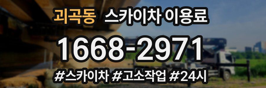 괴곡동 스카이차 이용료