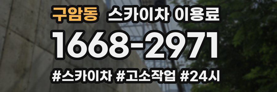 구암동 스카이차 이용료