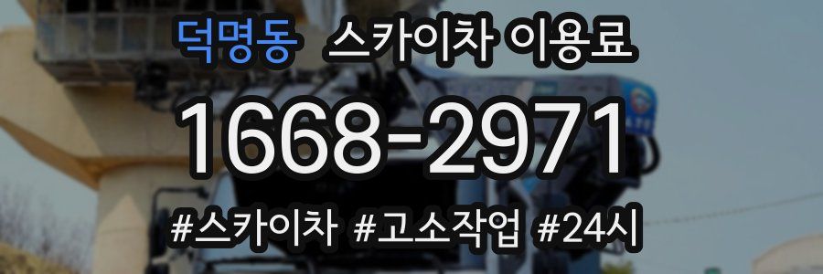 덕명동 스카이차 이용료