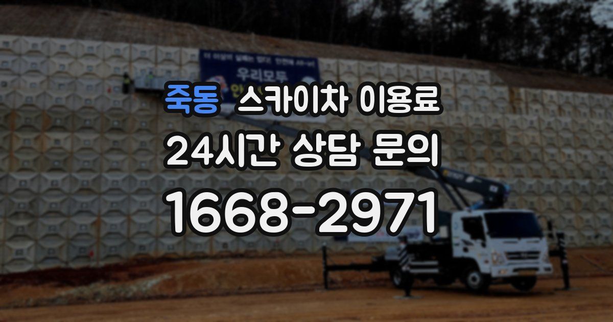 죽동 스카이차 이용료