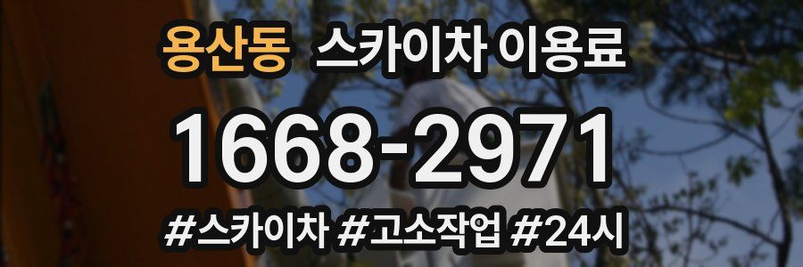 용산동 스카이차 이용료