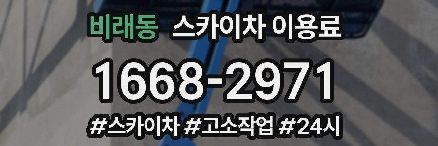 비래동 스카이차 이용료