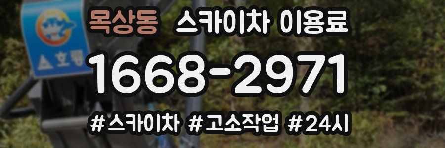 목상동 스카이차 이용료