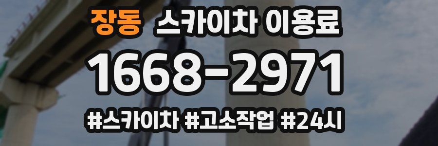 장동 스카이차 이용료