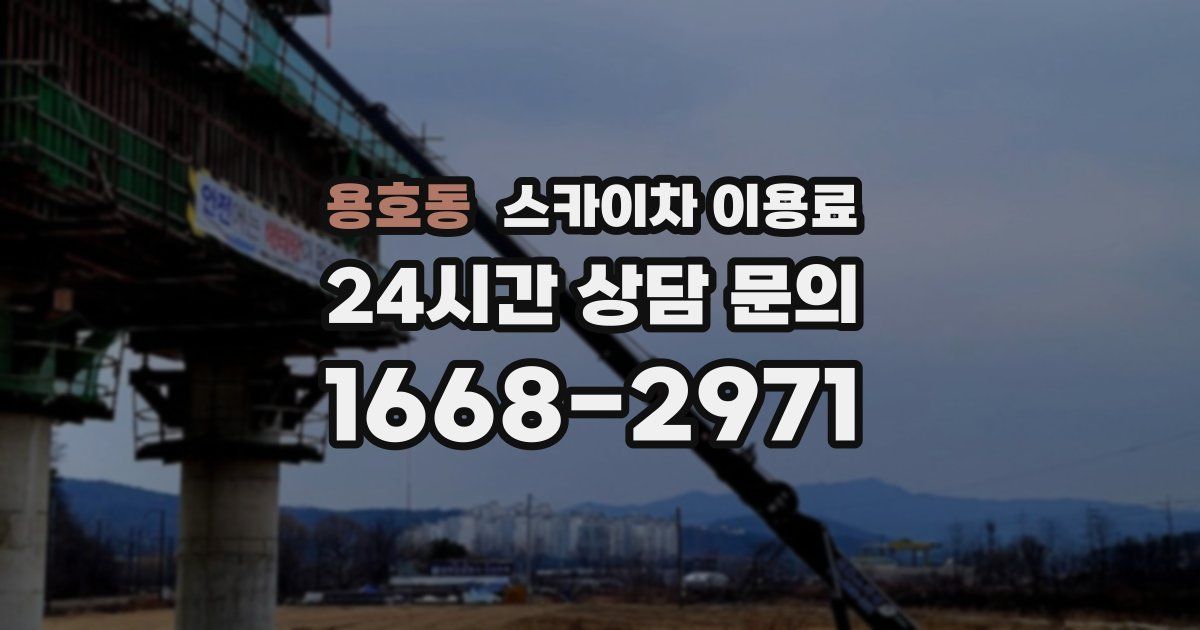 용호동 스카이차 이용료