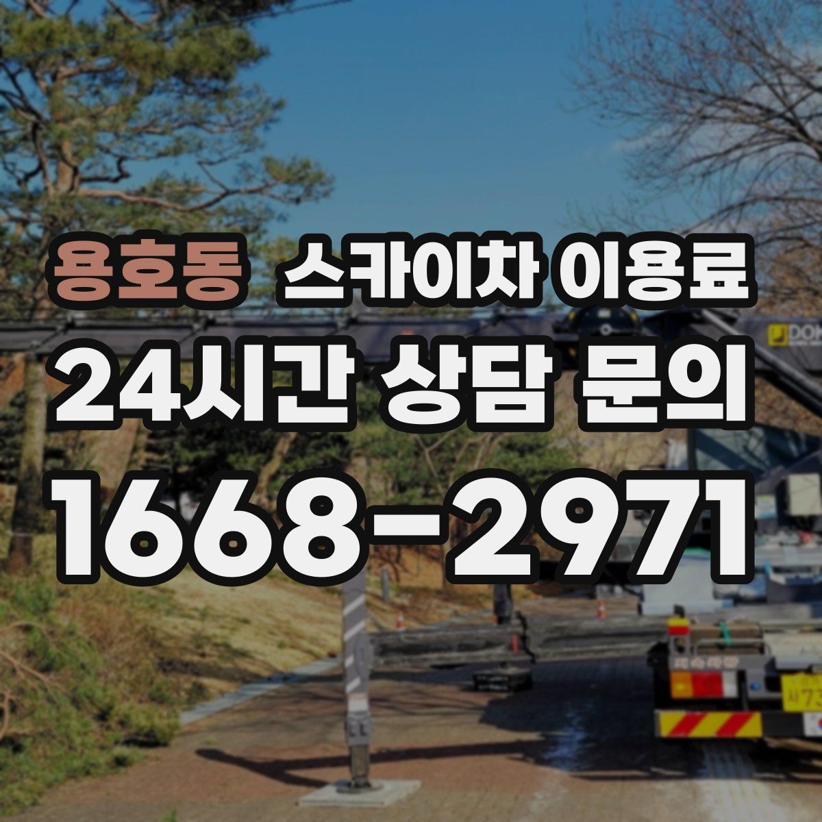 용호동 스카이차 이용료
