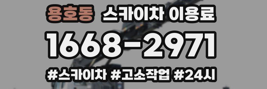 용호동 스카이차 이용료