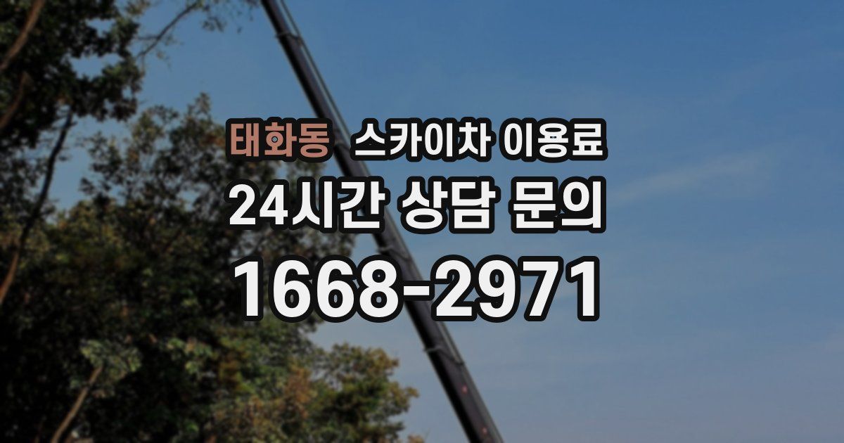 태화동 스카이차 이용료