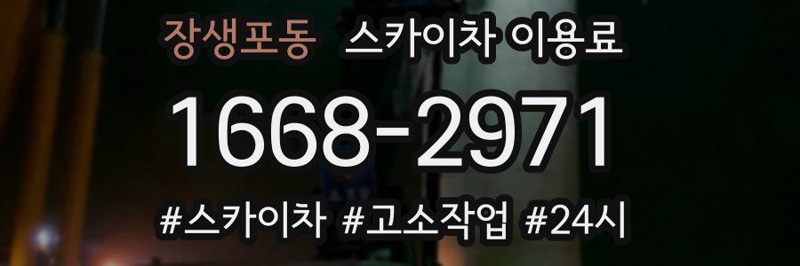 장생포동 스카이차 이용료