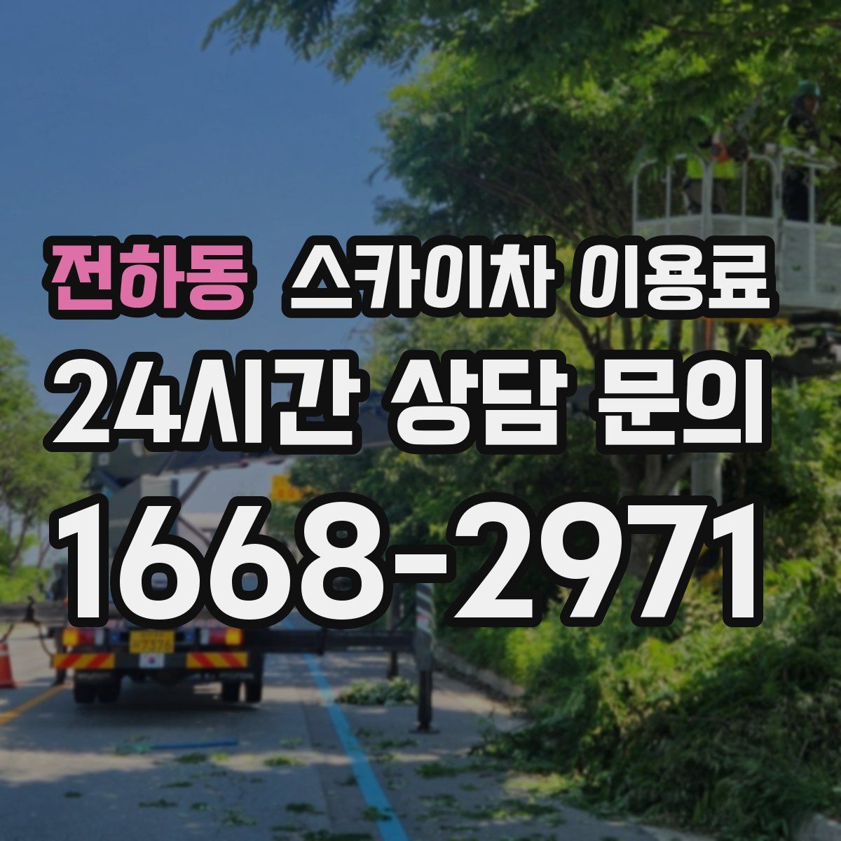 전하동 스카이차 이용료