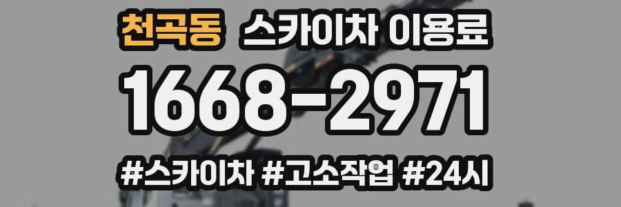 천곡동 스카이차 이용료