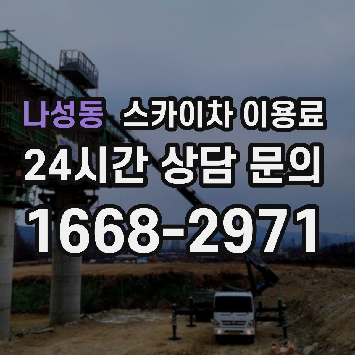 나성동 스카이차 이용료