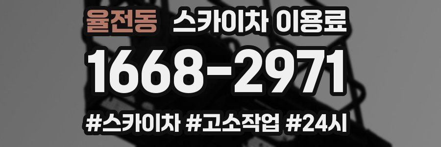 율전동 스카이차 이용료