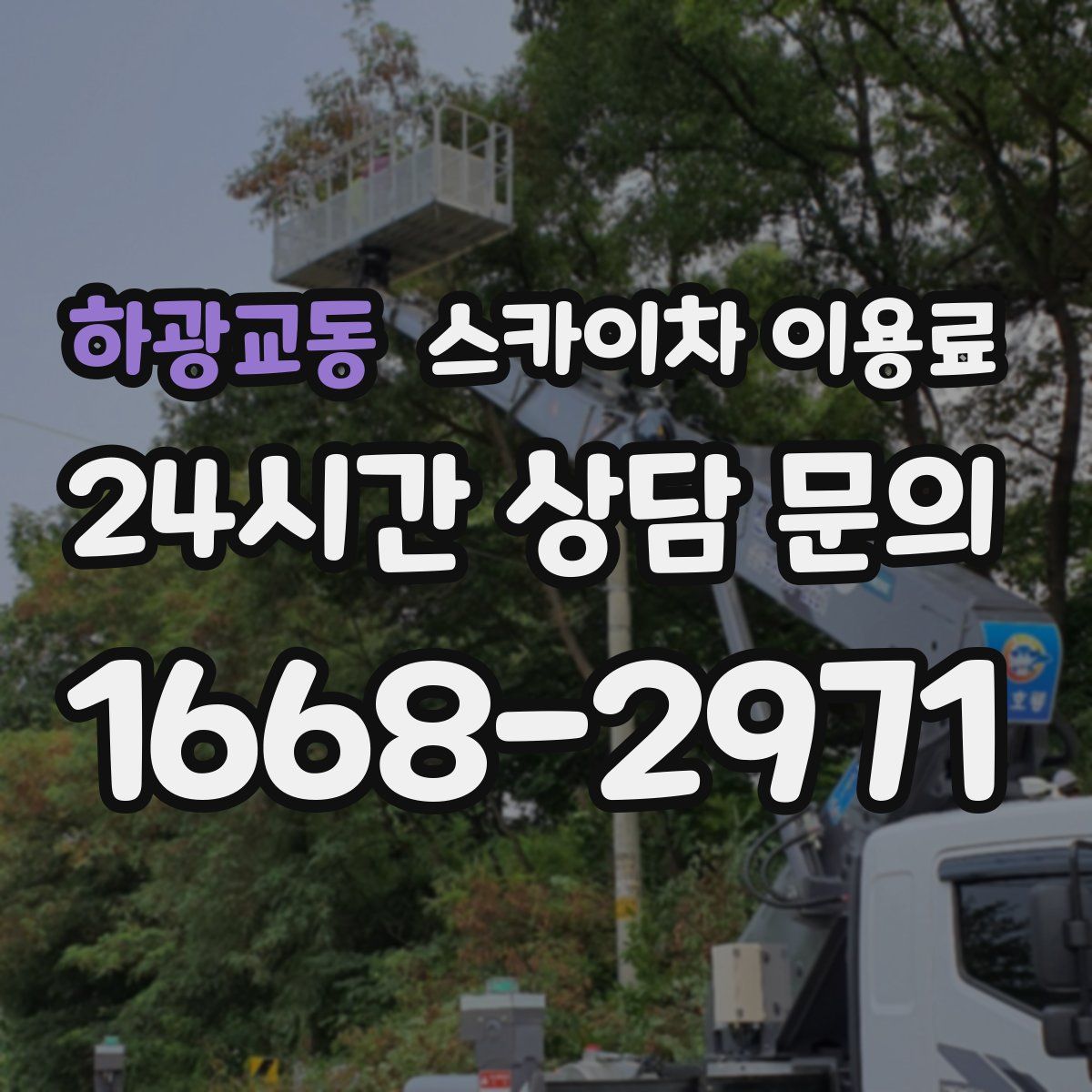 하광교동 스카이차 이용료