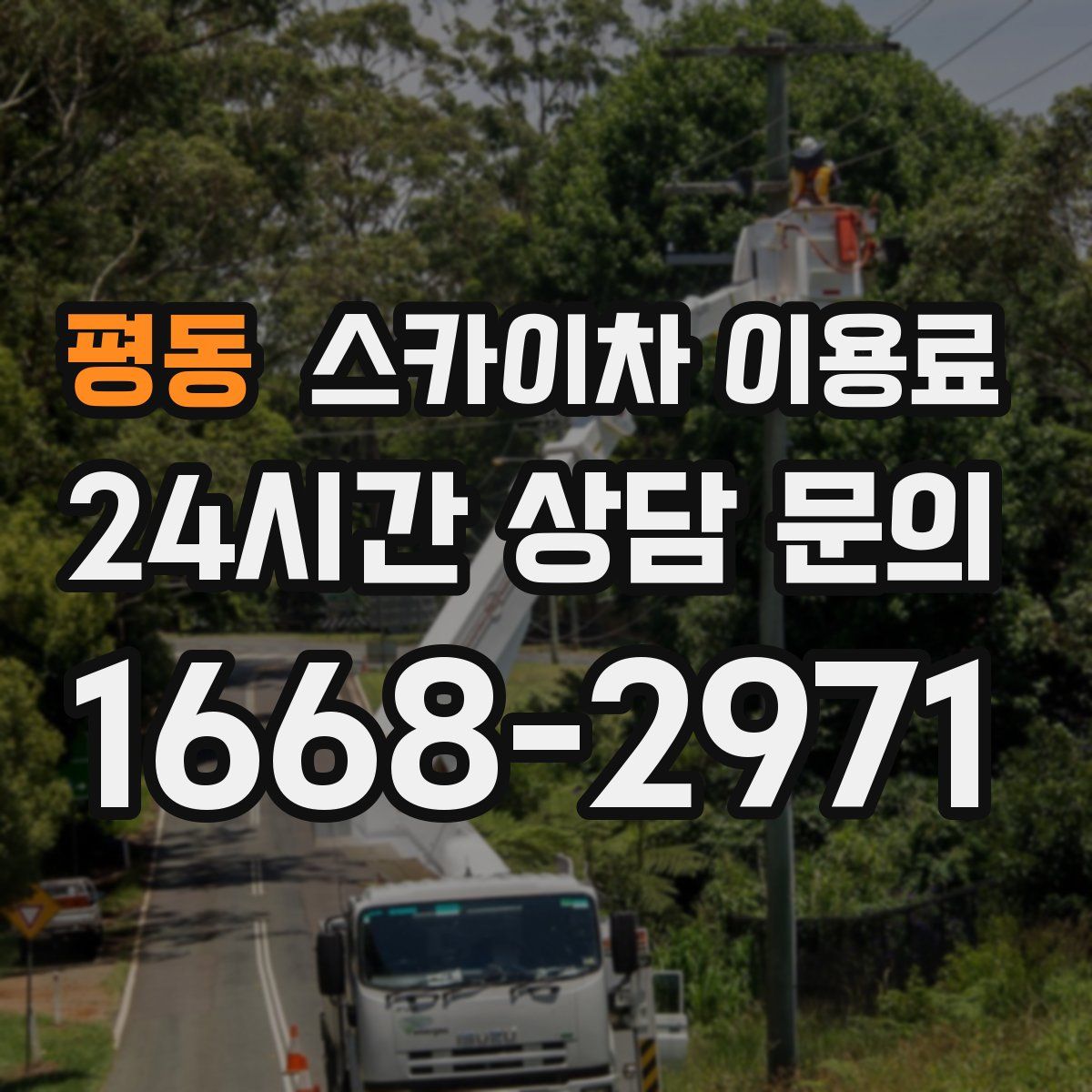 평동 스카이차 이용료