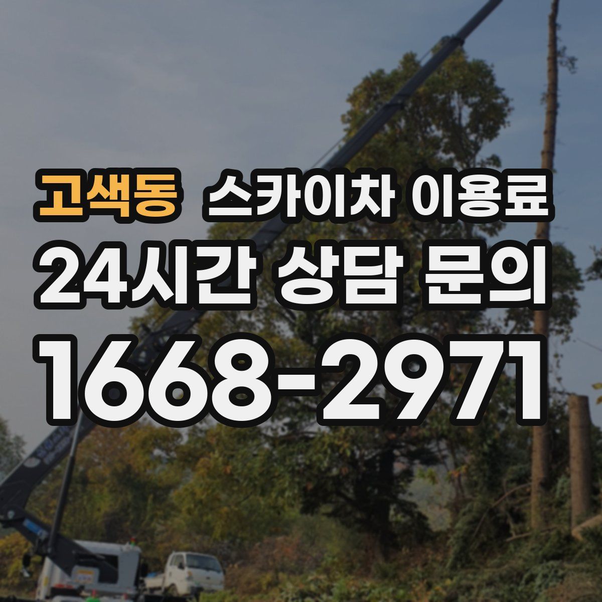 고색동 스카이차 이용료